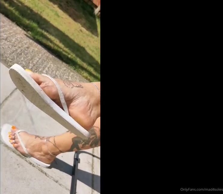 Msmaddy Aka Madsoles 1 Onlyfans You Like The Flipflop Slapping In My Soles Or You Love Watching A Dangleor Both