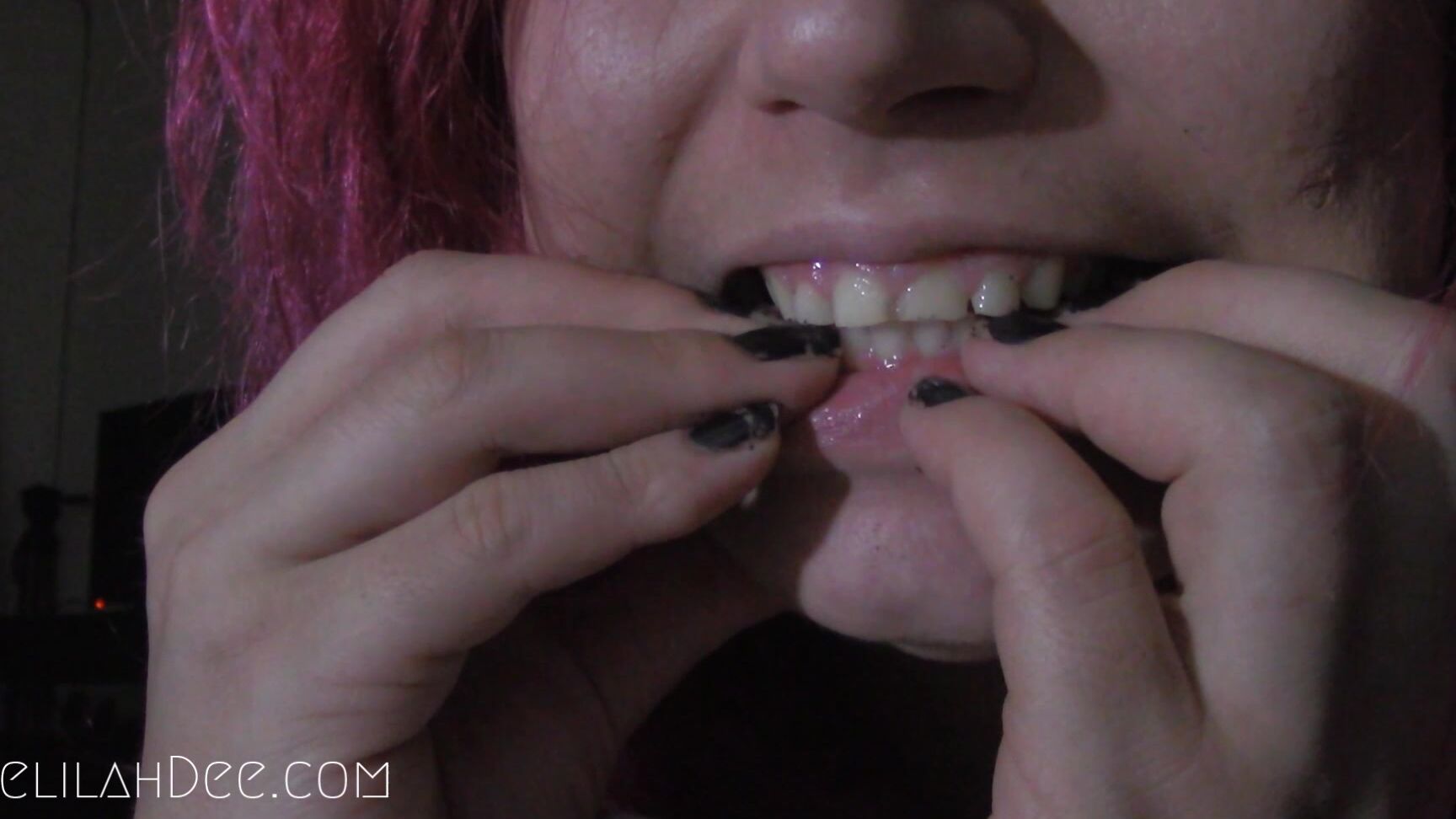 Delilah Dee Chipped Nail Polish Biting