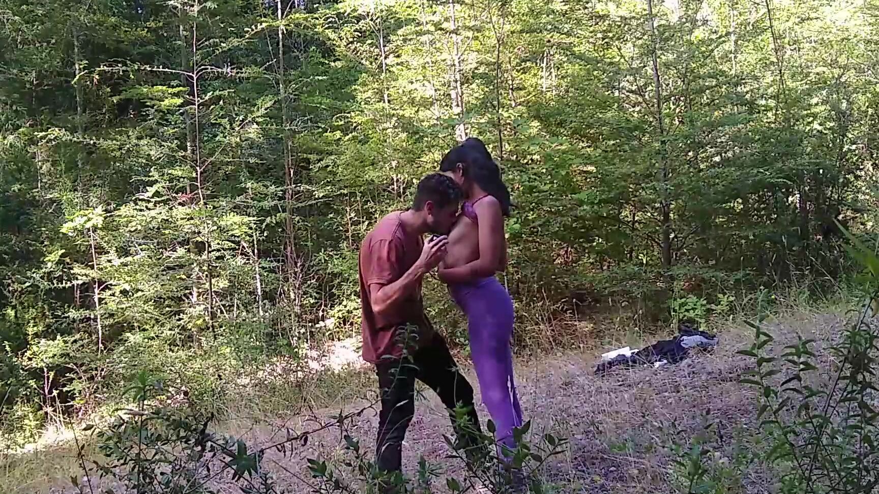 Argentina With Great Ass Sucks My Cock In A Forest