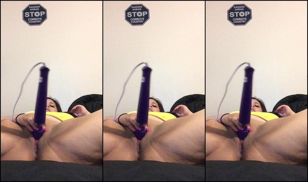 Missbustylatina Wanding And Dildo Fucking