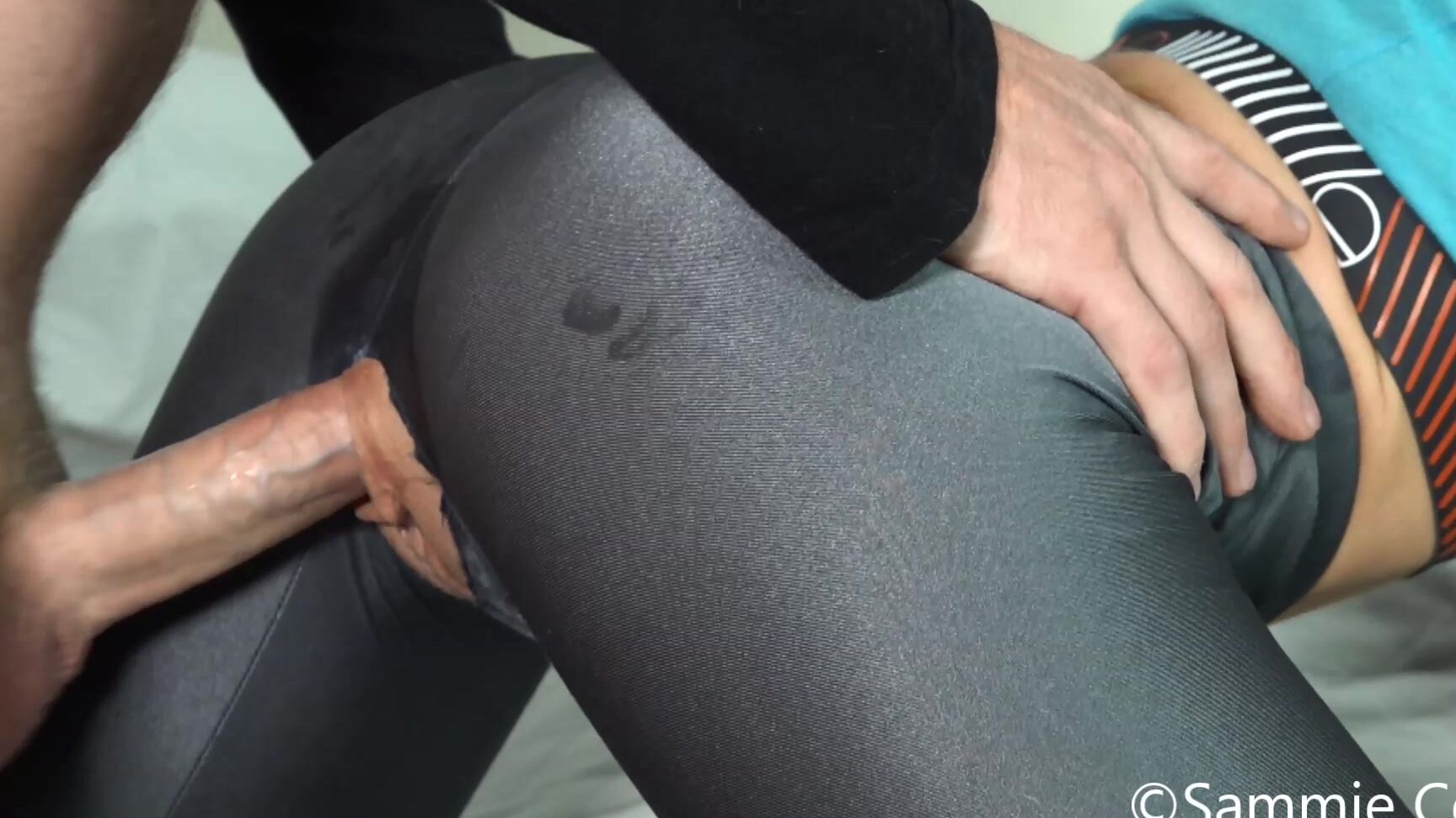 Sammie Cee Leggings Teasing Fucking Cumshot Manyvids