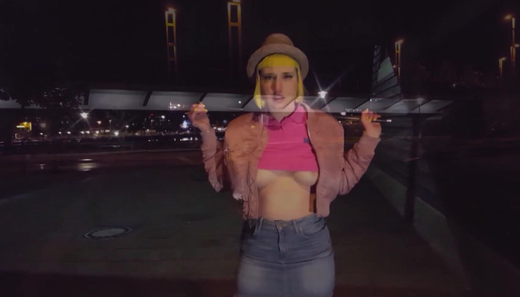 Lynn Tonic Walking Stick Fuck Public In The City