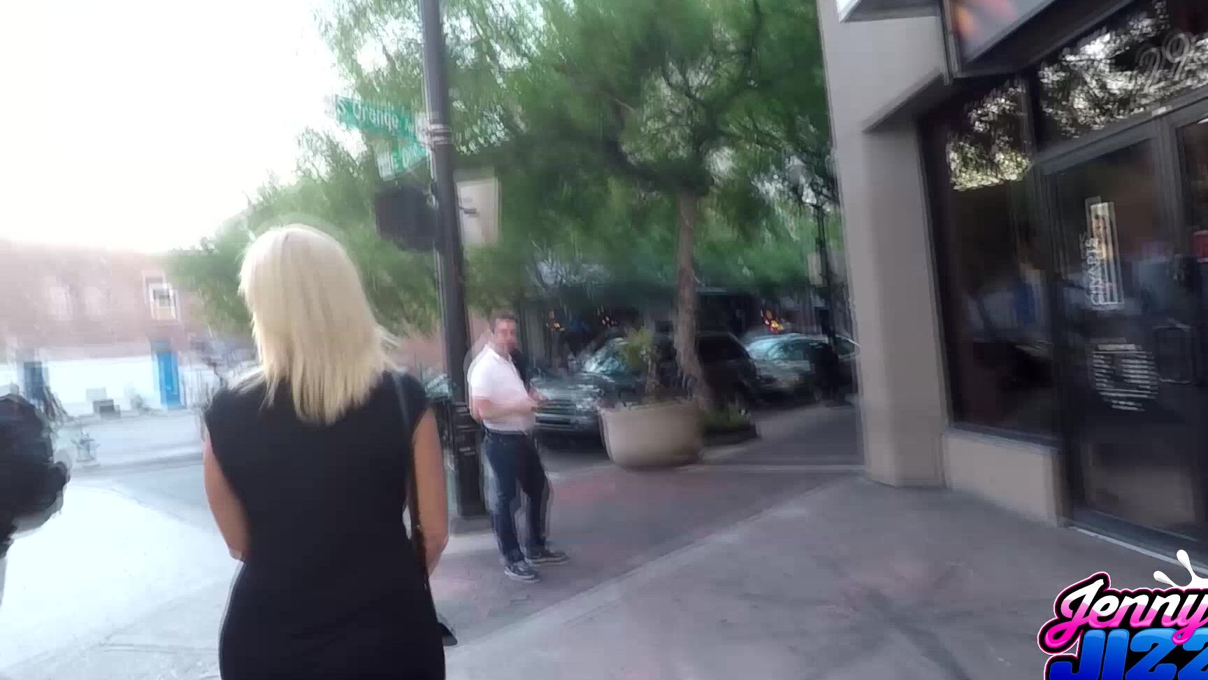 Amateur, Blonde, Cum Play, Cumshots, Hardcore jennyjizzxxx cumwalk on the streets of downtown ManyVids