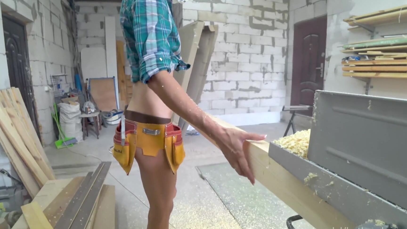 hothandyman DIY Bed Part 6   Work with planer thicknesser + BONUS blowjob Pornhub