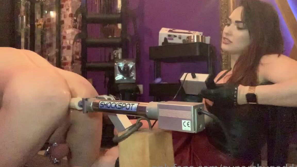 Goddess Gynarchy Ntroducing My Slave To The Fucking Machine Anal Fu