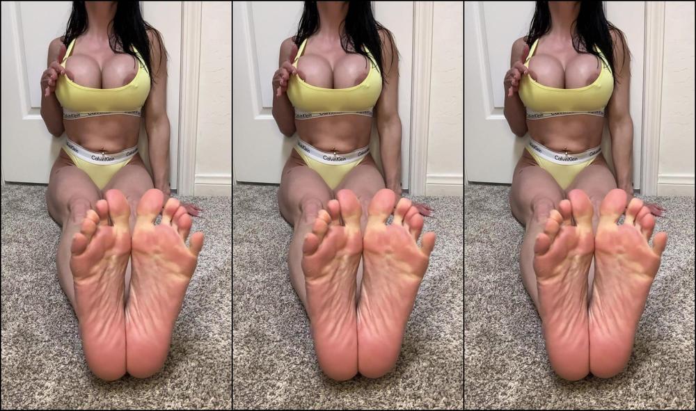 Bbcslutwife4U2 2023 04 17 Calvin Klein Bra Panty Set With Sexy Toe Action