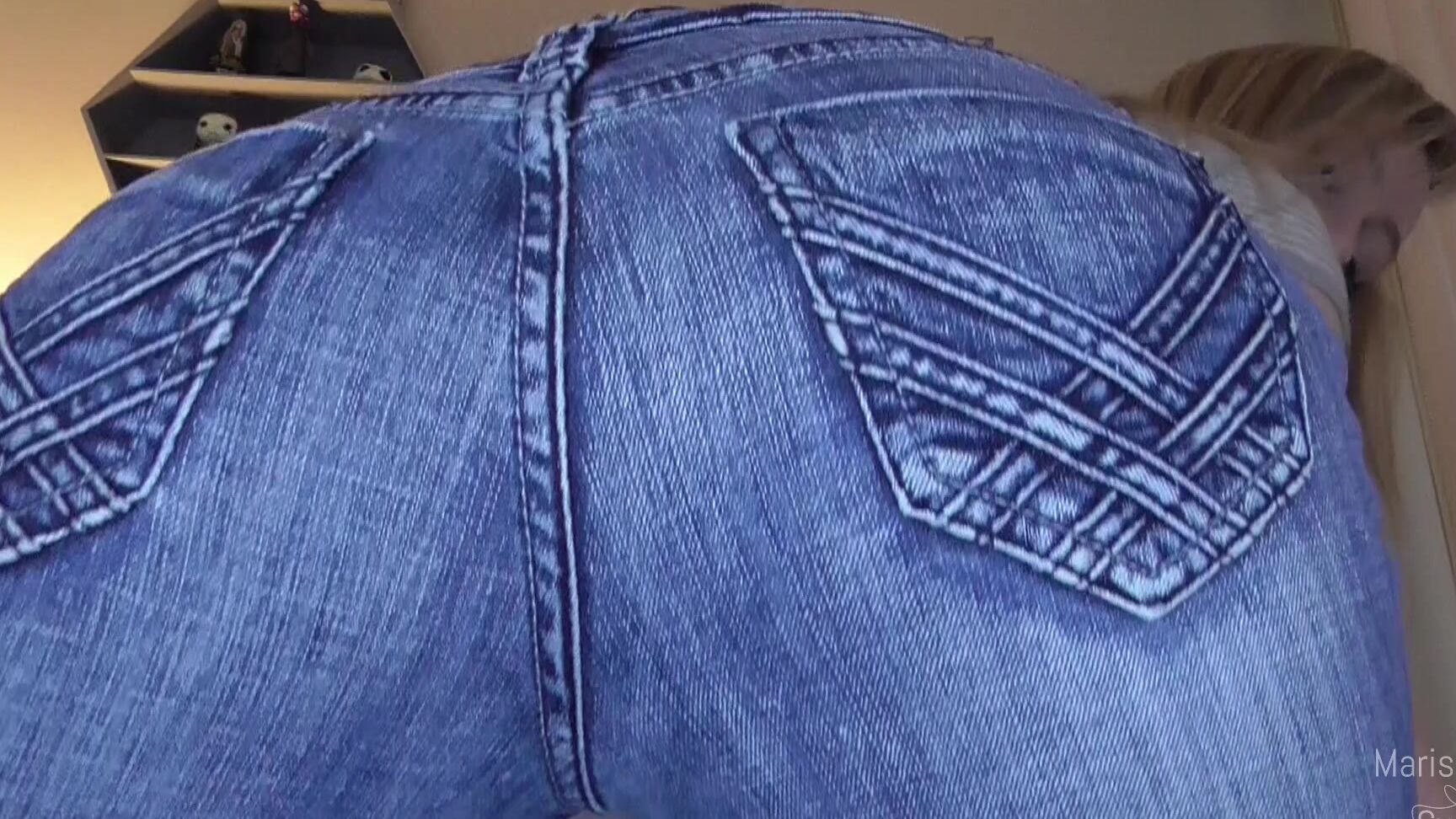 "Marissa Sweet" ass grinding, boy girl, jeans fetish, non-nude, thong fetish Your Coworker And Her Jeans Manyvids
