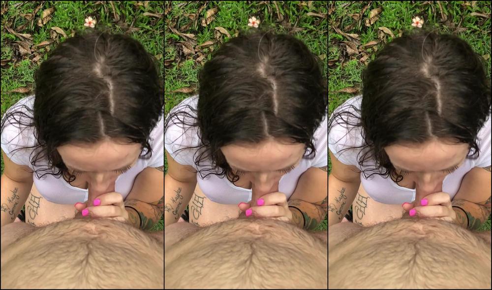 Melodyradford Bj In The Rain With A Wet See Through Top