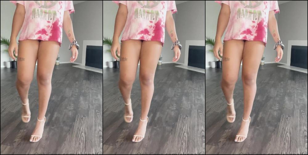 Chenalfeet Walking Around My Living Room In Some Very Sexy Heels
