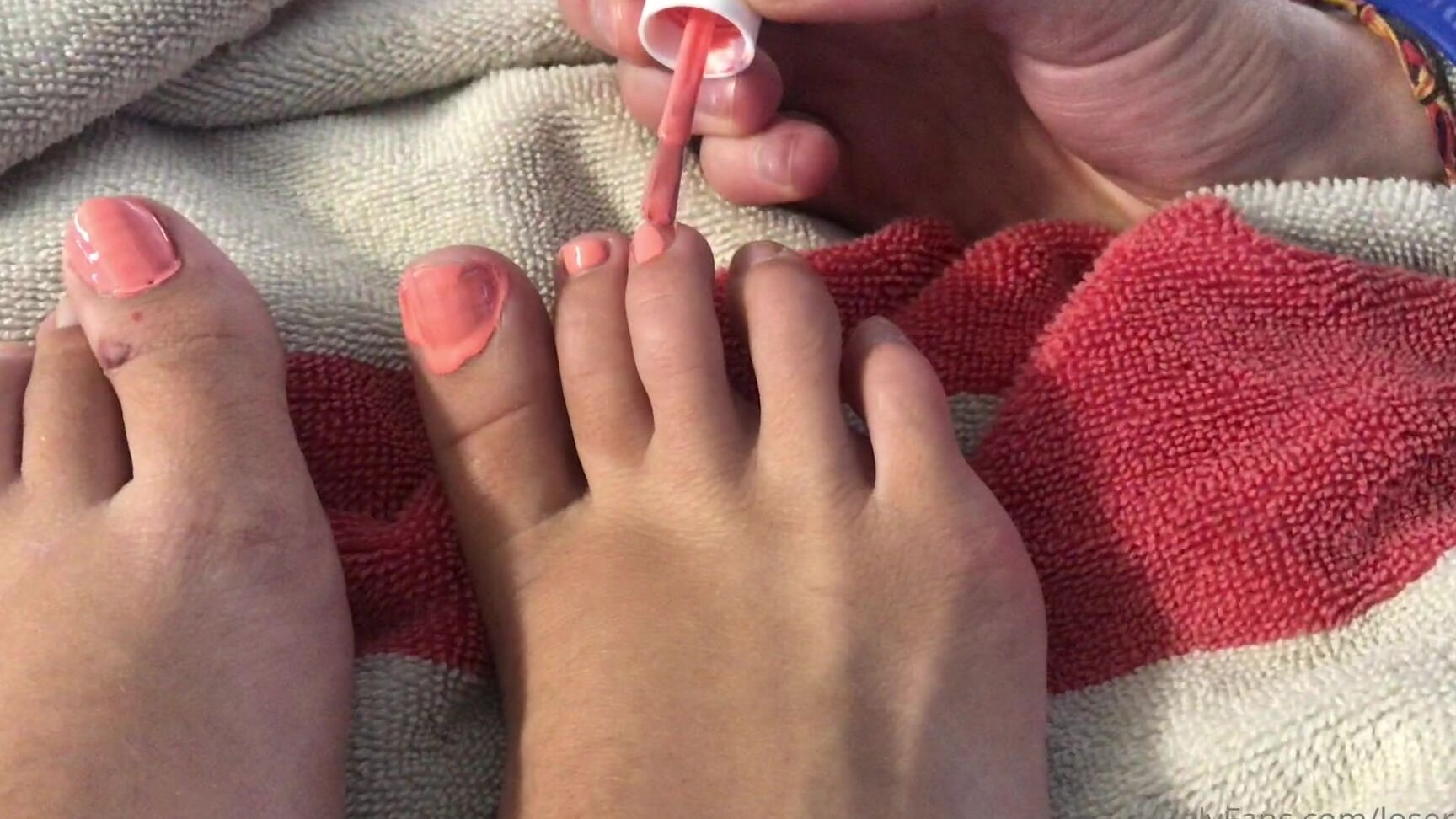 Loserlexxx 545891001 08 02 2020 For My Romance And Feet Lovers Steven Painted My Toenails Pretty And Pink For Me