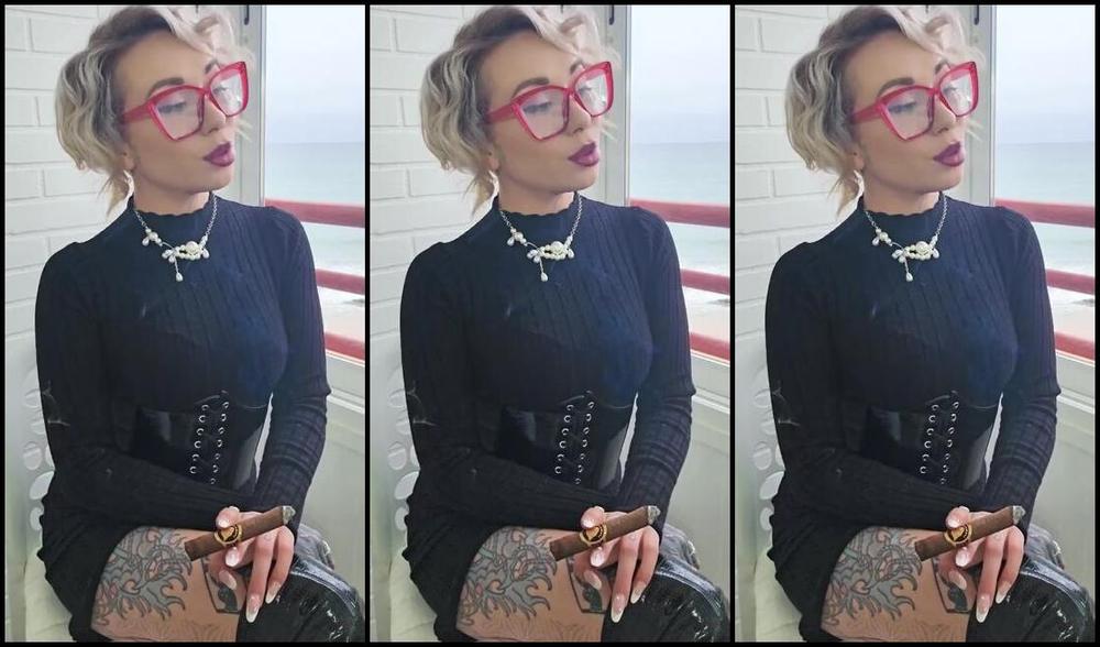 Queen Kinkerbell Nicknamed Kinkerbell23 Onlyfans As Promised Heres My Recent Cigar Clip Taking In This Delicious Cigar Decorated With My Favourite