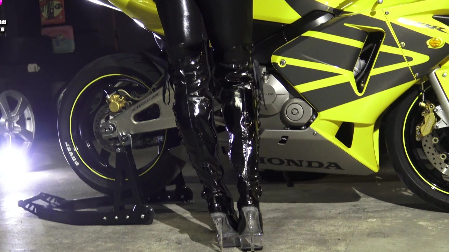 Latex, PVC-Vinyl, Rubber Fetish, High Heels, Boots veronagymnast bikergirl part 1 veronagymnast ManyVids
