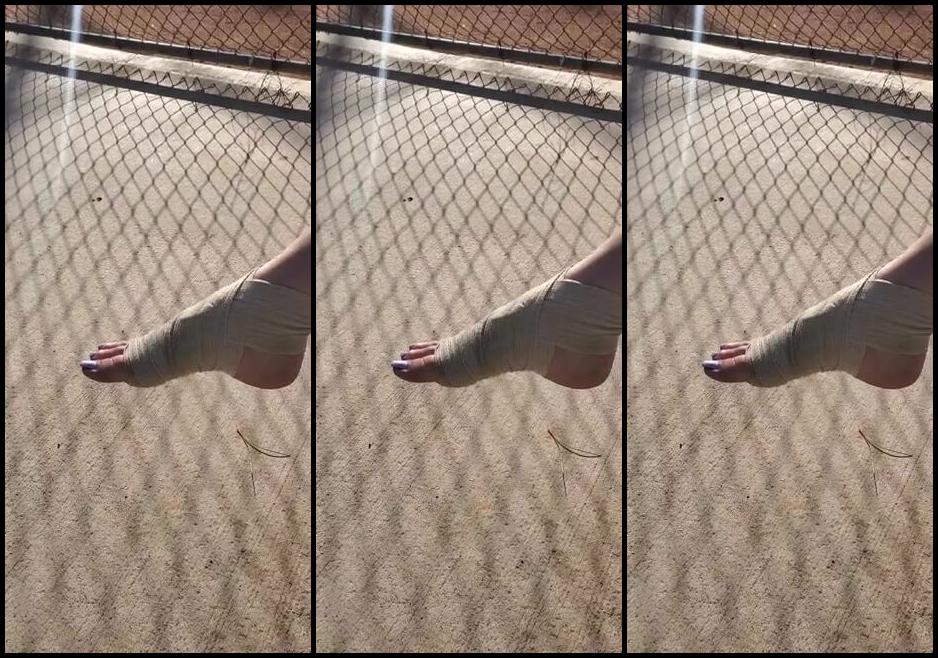 Austin Summers Nicknamed Pedipanty7 Premium Onlyfans Follow Me As I Crutch And Hobble My Way Around I Rolled My Ankle In A Gopher Hole Again And 4 Q