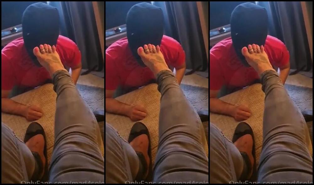 Msmaddy Aka Madsoles 1 Onlyfans Bit Of Foot Domination For My First Session Today And One Of My First Ever Followers Guess Whos Com