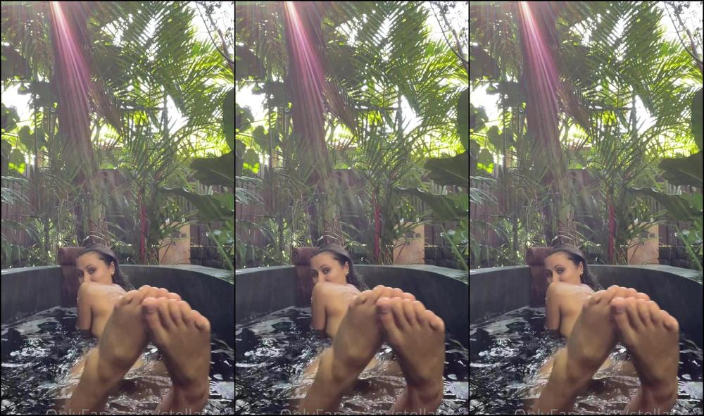 Stellabarey I Couldn T Resist Playing With My Special Parts And My Feeties At The Spa Today Think