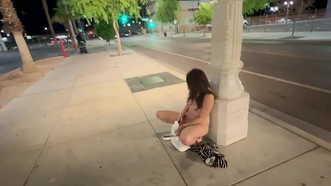 Nicole Niagara Sidewalk Slut Caught Being A Naughty Doodstream