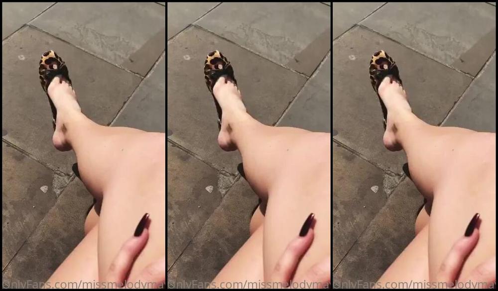 Miss Melody May Nicknamed Missmelodymay Onlyfans Video X5 Dangle Collection Flats 1