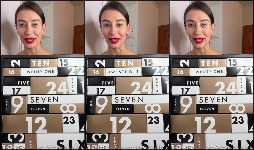 Estephania Ha Naughty Santa With Number