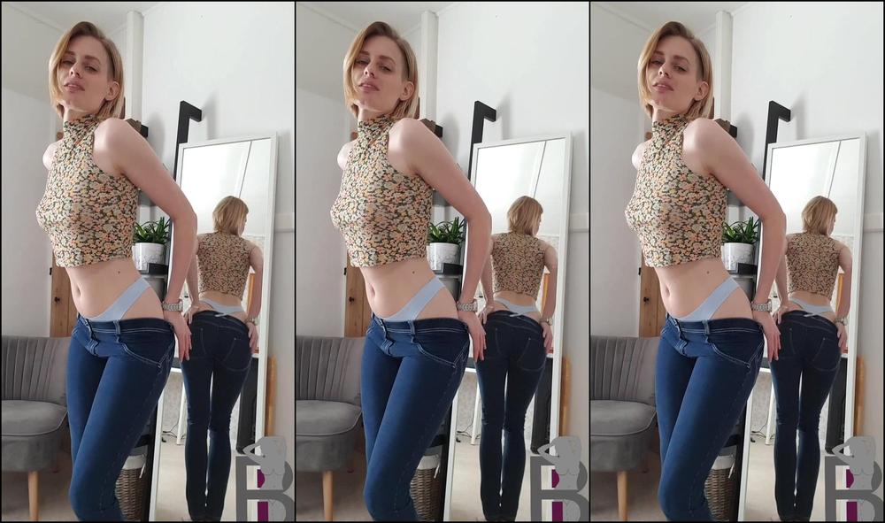 Belle Lou Is It All About The Thong Or The Jeans