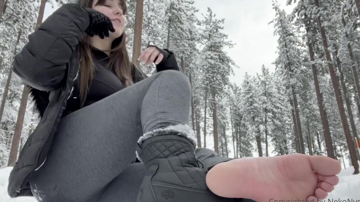 Nekonymphe Onlyfans My Feet Touched Some Snow H