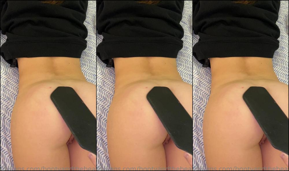 Bootyandthebeast Spanking I Gave James Some Back Chat So He Decided To Spank Me A Little I Purpo