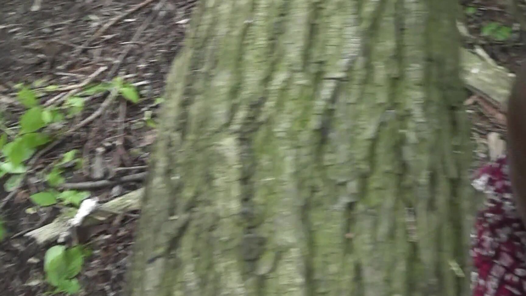 "gangbangwife" milf, gangbangs, amateur, cum in mouth, public outdoor Gangbanged by strangers in the woods manyvids