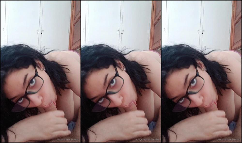 Mikiblue My Two Favorite Activities Blowjobs And Titjobs With My Giant Tits