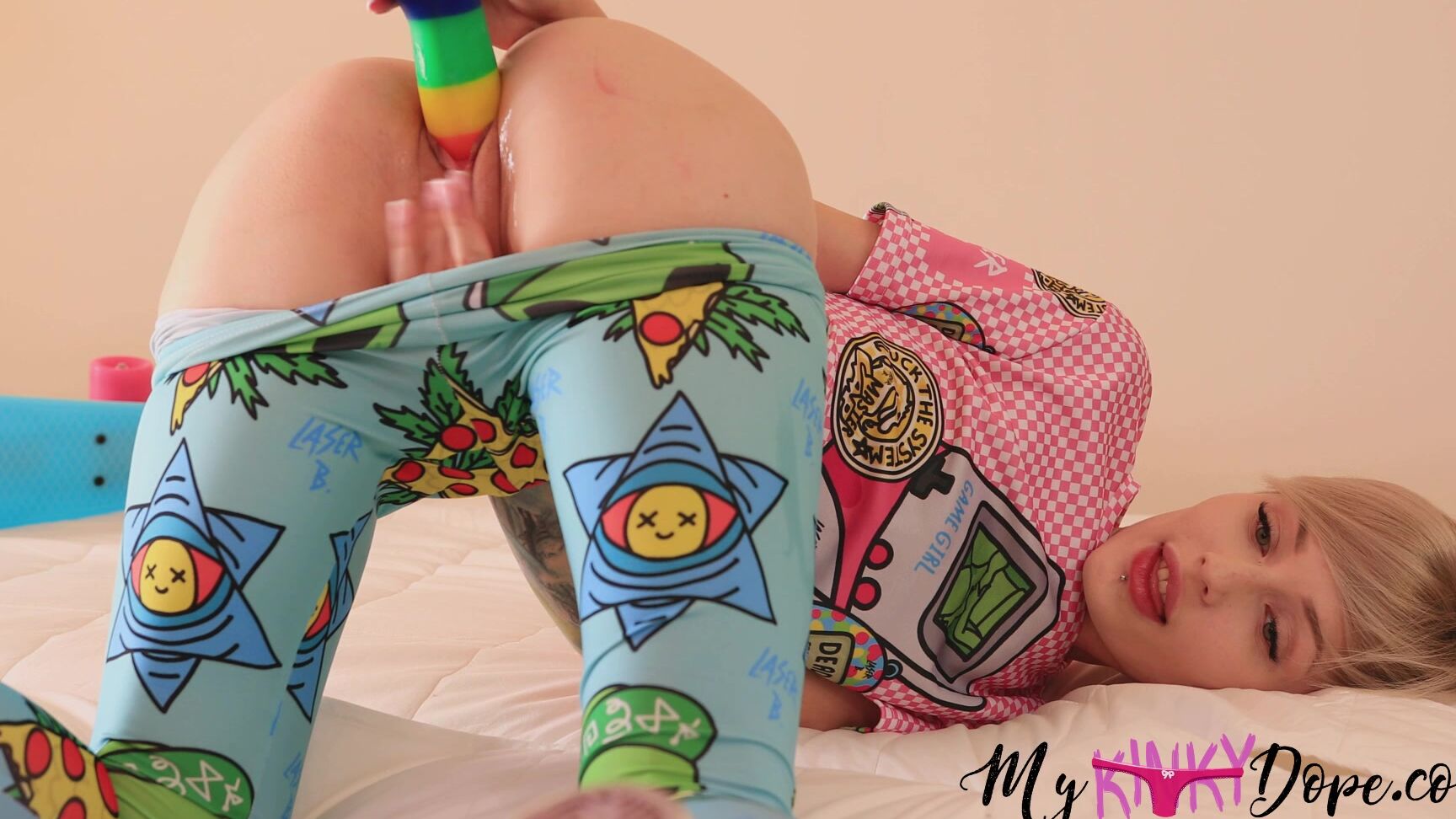 Mykinkydope Skatergirl Masturbation