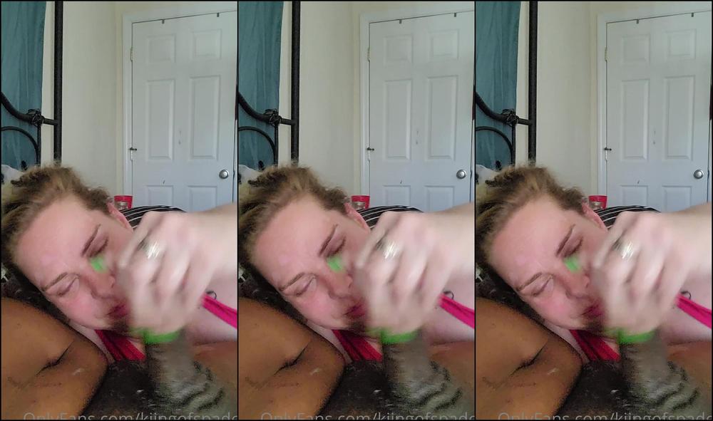 Kiingofspadez Swallow All That Dick And Baby Batter Slut