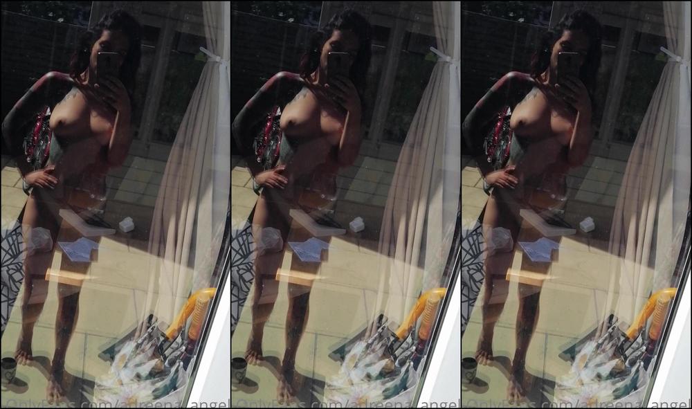 Adreena Angela Playing With Myself In The Garden Again