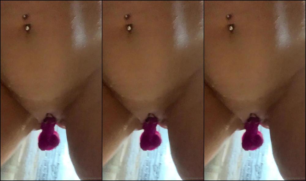 Vesperviolet Suction Dildo Shower Door Opportunity