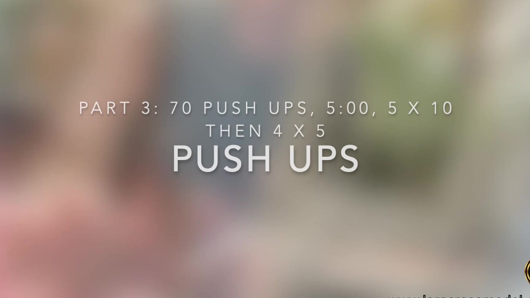 Lora Cross Chinup Calf Raise Pushup Challenge