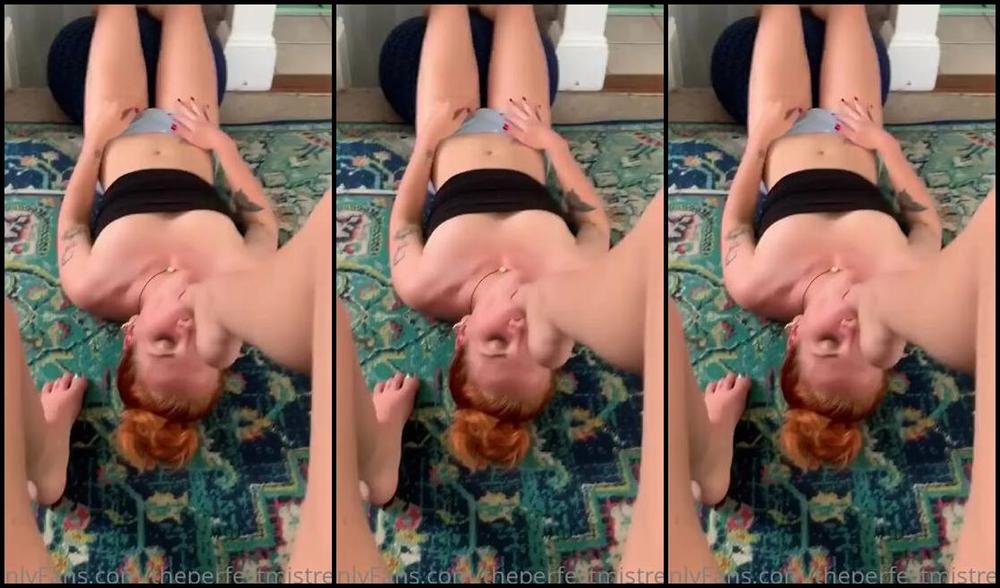 Theperfectmistress Onlyfans I Made Brightonrivers Strip Down To Her Underwear And Gag On My Perfect Toes Until Veins Startedp