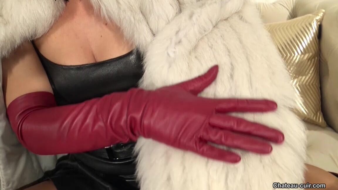Leather Gloves And Fur Joi