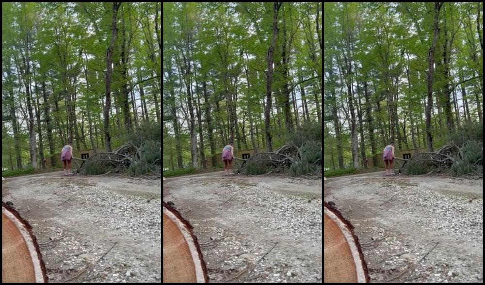 Longtoesally Nicknamed Longtoesally Stormy 05 18 2025 Onlyfans Video Outside Moving Tree Limbs And Walking