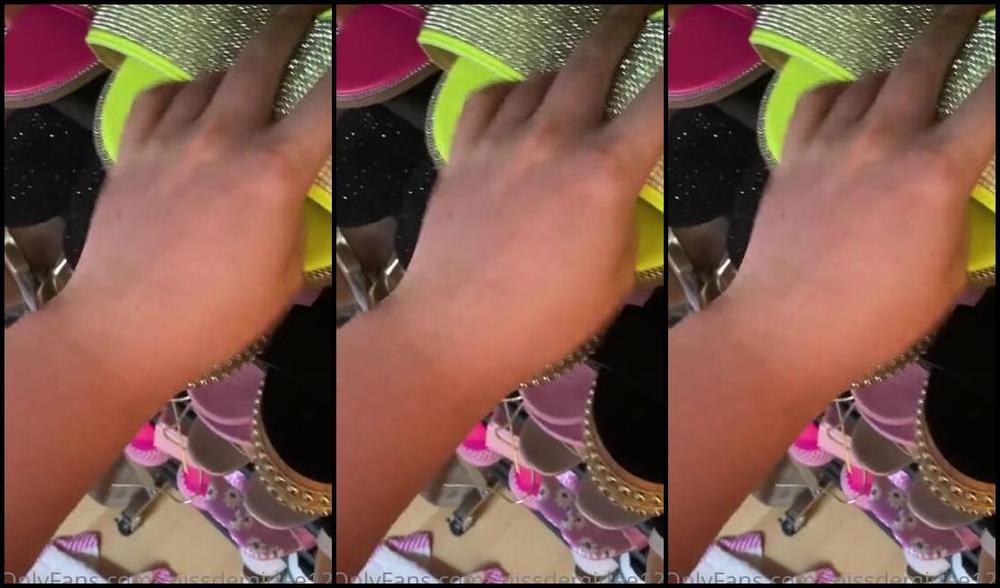 Miss Demi Dee Nicknamed Missdemidee123 Onlyfans Slave Bf Cleaned All My Shoes But I Found Him Asleep On The Floor This Morning Rough Night No Tim