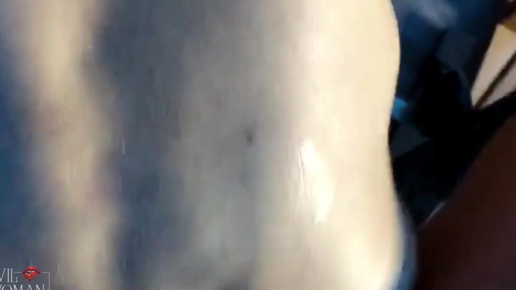 Evil Woman Double Strapon Party On Slaves