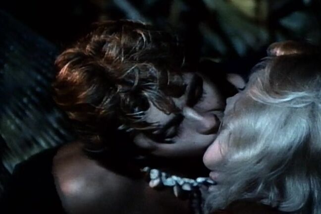 "Ginger Lynn, Diva, Crystal Holland, Lois Ayres, Renee Tiffany, Stacey Donovan, Jerry Butler" Classic, Facial, Feature Surrender In Paradise VCX