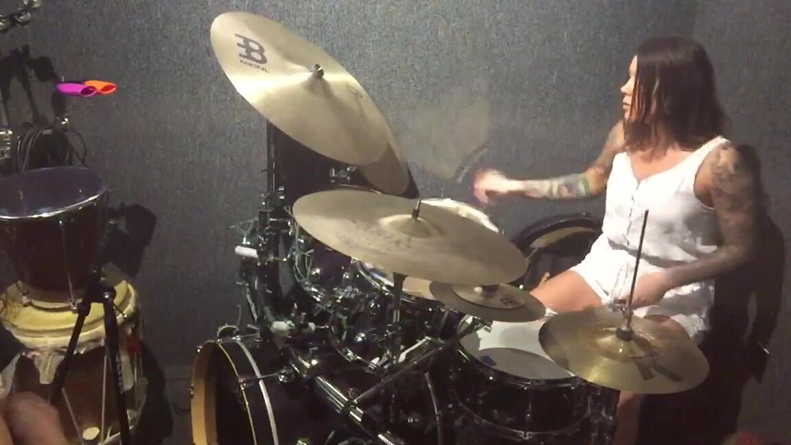 Felicity Feline Drumming Montage