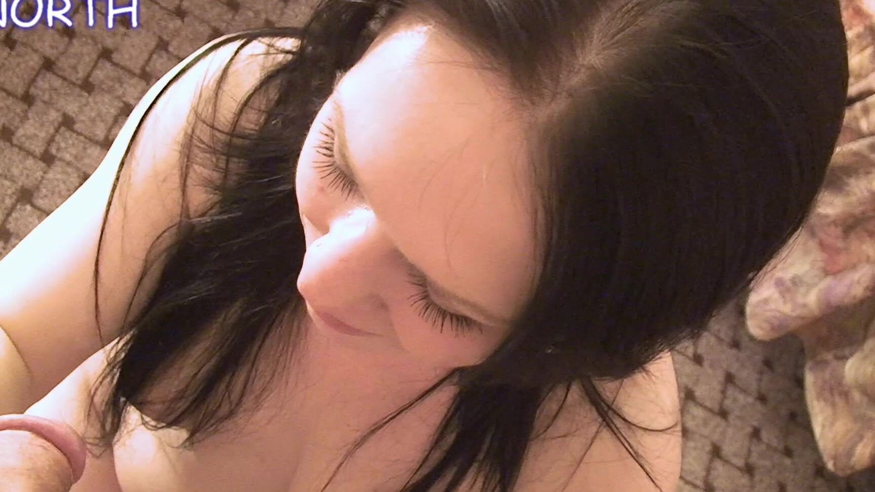 Blowjob, Mouth Fucking Russian North - Elena Mix