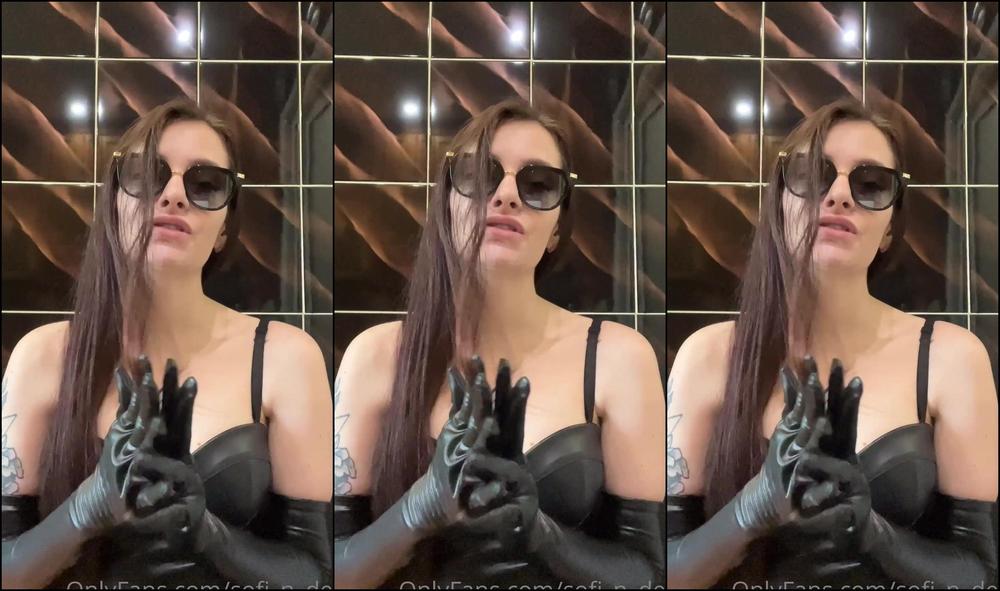 Sofi N Den For My Personal Slave He Belongs To My Gloves And Me