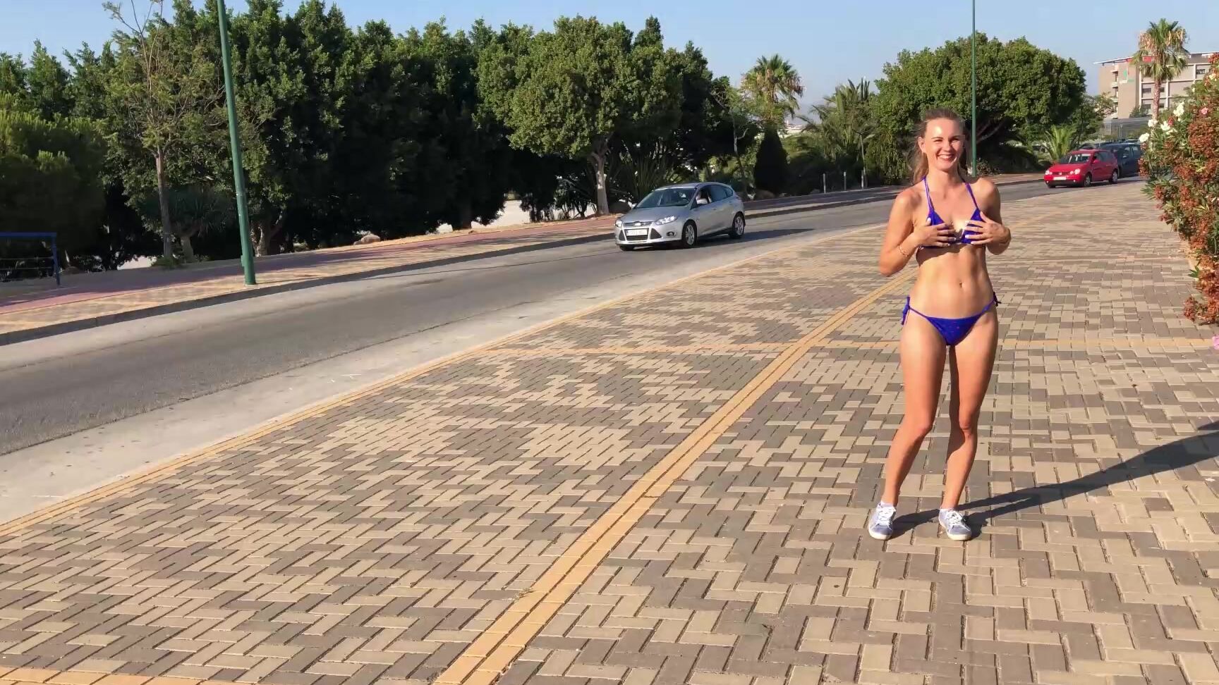 Embarrassed Naked Female, Embarrassment, Public Flashing, Public Nudity, Public Outdoor iviroses pantsing vid 5 stolen bikini in street ManyVids