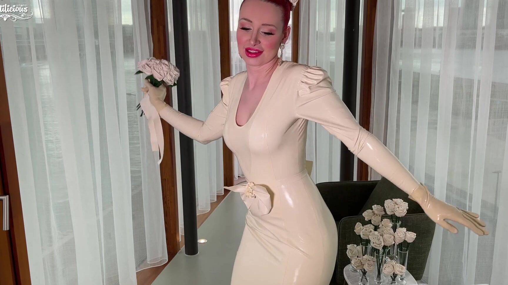 Mfetilicious The Latex Bride A Video From Our Wedding Day In Amsterdam My Dress Is Made By Cat