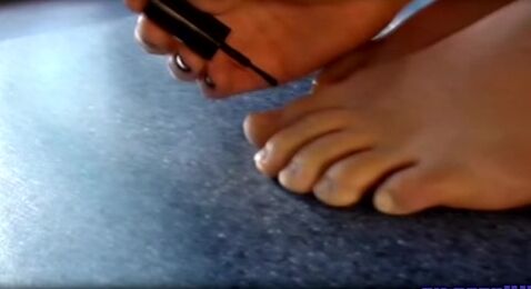 Toenail Fetish, Toenail Polish, Feet, Foot Play, Barefoot irina vega caring my toenails ManyVids