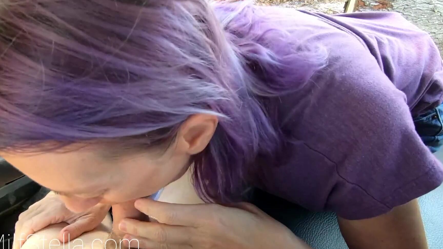 Only Stella Pov Outdoor Amateur Blowjob And Fuck With Huge Cumshot