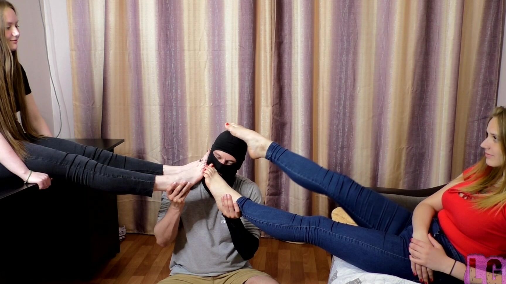 Licking Girls Feet - KATE - Invited her girlfriend LIKA Clips4Sale