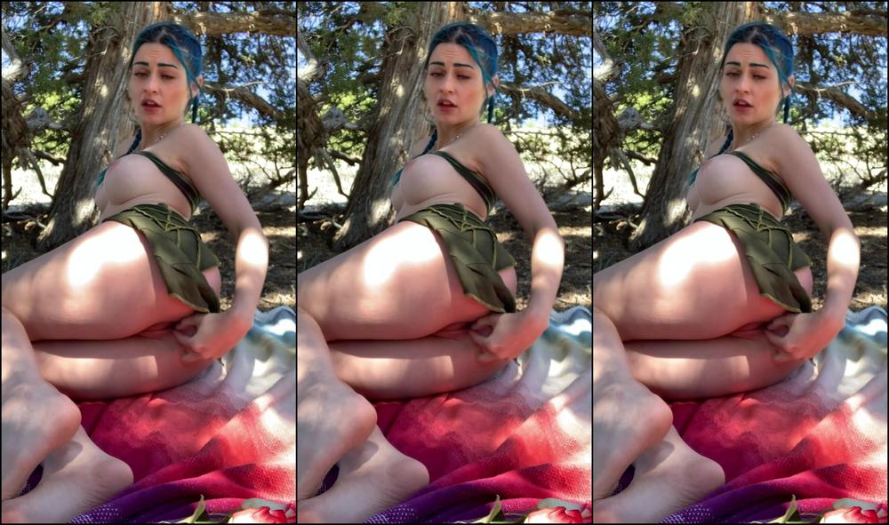 Jewelzblu Naughtiest Forest Nymph There Was Something Quite Magical About Masturbating In The Wo