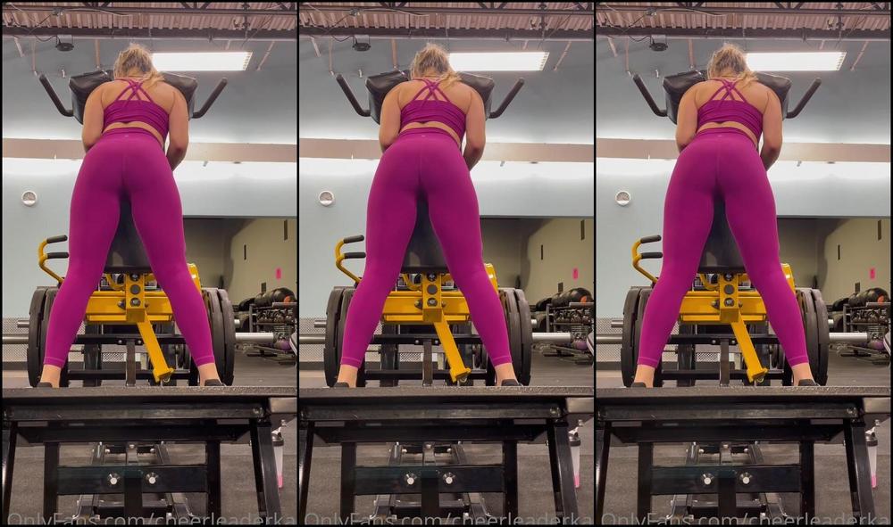 Cheerleaderkait 1506602328 12 23 2020 At The Gym Taking Some Videos While Here Def Getting A Lot Naughtier As Soon As