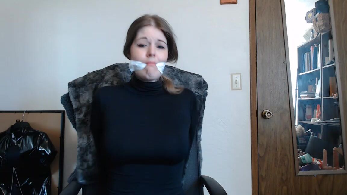 Harleyheartstop Panty Stuffed Shiny White Cleavegag