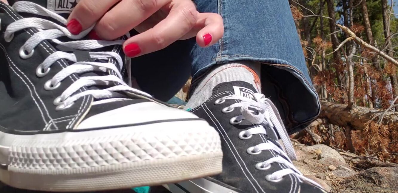 Themikaylamiles Onlyfans Converse Shoetie Shoedangle Bigfeet Soles Mikaylamilesp
